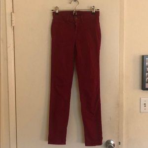 Red J Brand Twill Pant